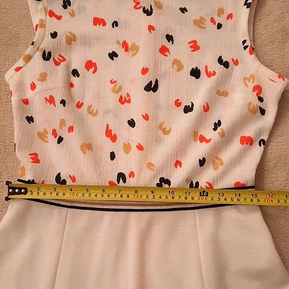 Vintage 1970's Bleeker Street Sleeveless Dress Set Size M Button Up Shirt - Picture 8 of 10